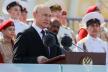 30/07/2023 Президент РФ Владимир Путин на Главном военно-морском параде в Санкт-Петербурге
