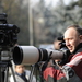 Ведущий фотокорреспондент агентства «Молдпрес» Андрей Мардарь за работой.